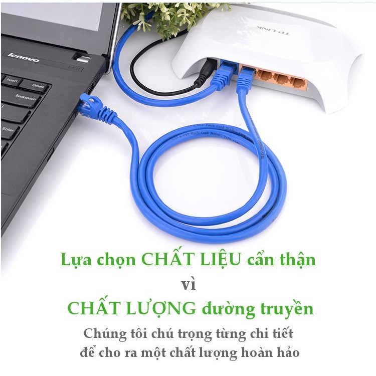 Dây Mạng Cat6 Đúc Sẵn 2 Đầu Ugreen Dài 1m Đến 15m - Hàng Chính Hãng