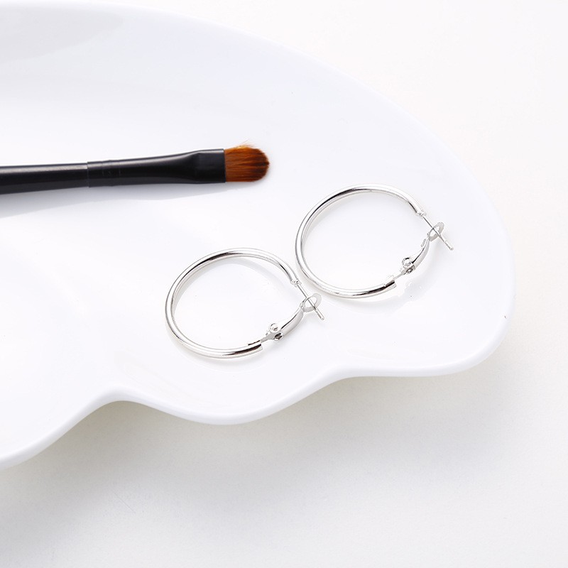 Bông tai tròn to nhiều size nhiều màu MS222