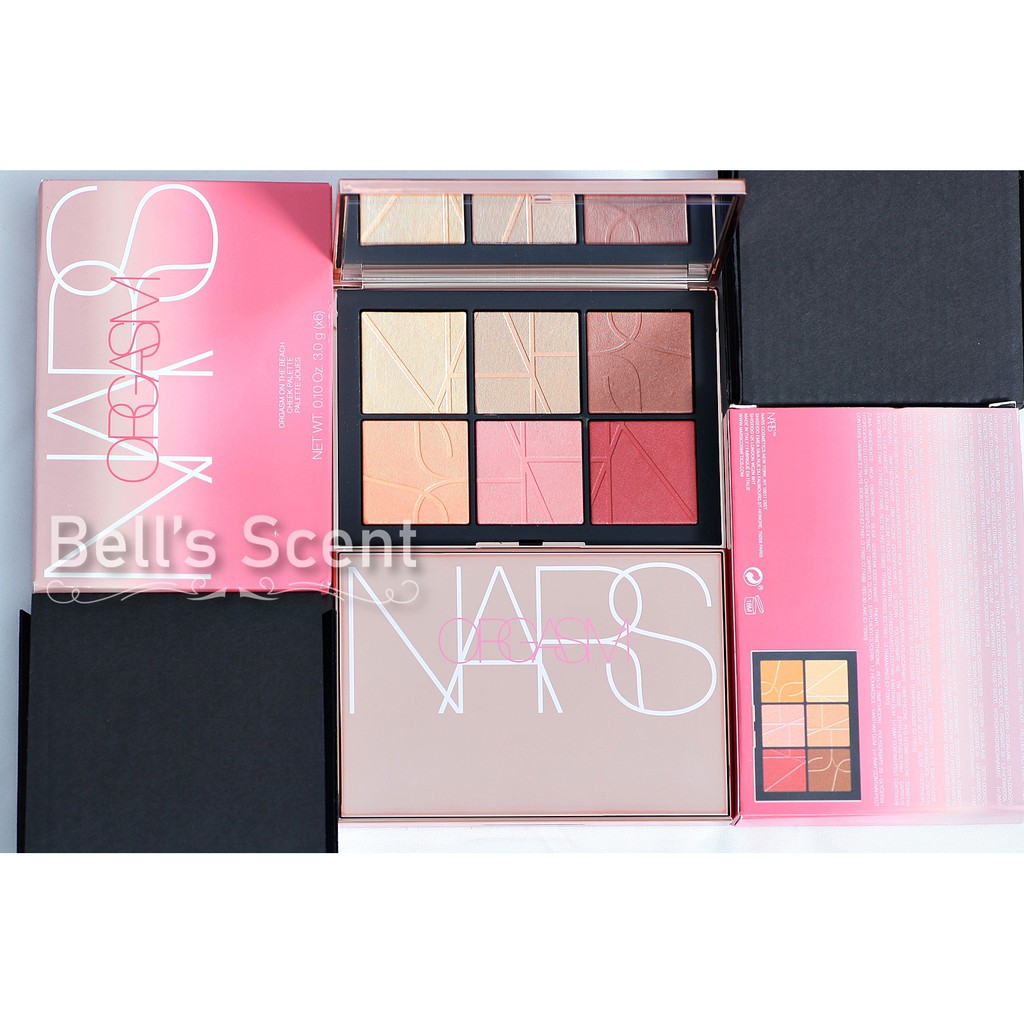 Phấn má NARS Orgasm On The Beach Cheek Palette 6 màu