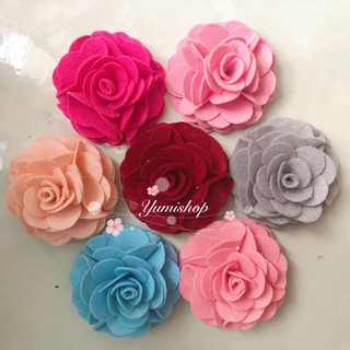 Set 2 Hoa Cài Áo Vải Nỉ Hoa Cài Event Sự Kiện - Mẫu 3 - Tùy Chọn Màu