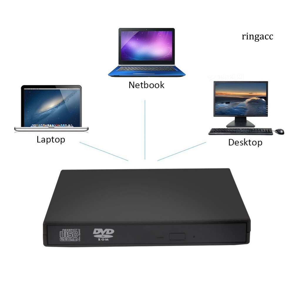 Ổ Đĩa Cd Vcd Dvd Ngoài Usb Ngoài Cho Máy Tính Để Bàn | BigBuy360 - bigbuy360.vn