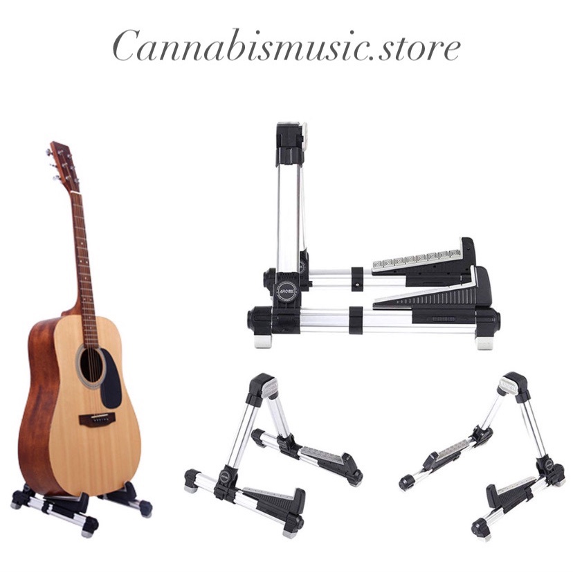 Aroma AGS-08 Giá Để Đàn Guitar, Ukulele, Violin, Mandolin (Loại gấp nhỏ gọn AGS08 Stand - Kệ chân đỡ chữ A) - Chính Hãng