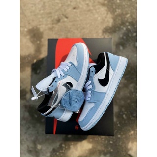 giày air jordan cổ thấp xanh