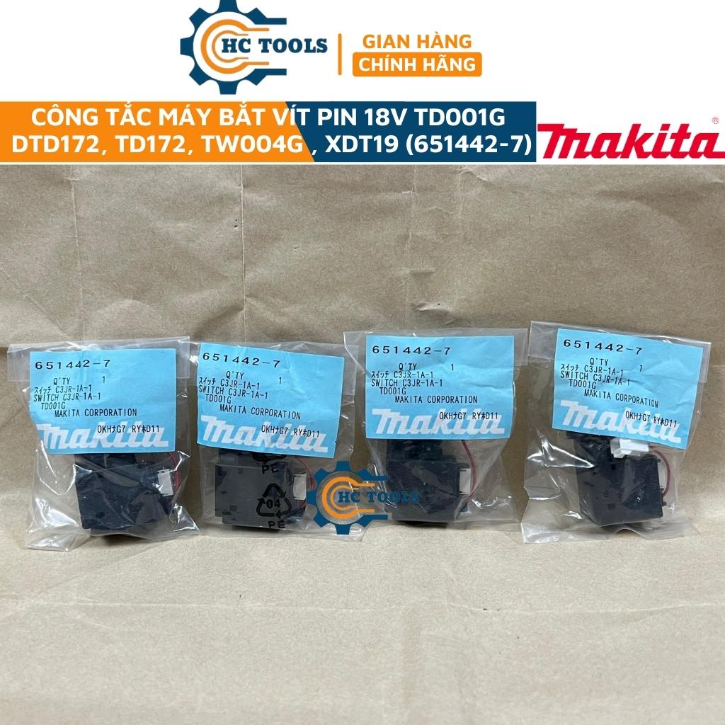 Công tắc máy bắt vít pin Makita DTD172/TD001G/XDT19/TD172  chính hãng | HÙNG CƯỜNG TOOLS