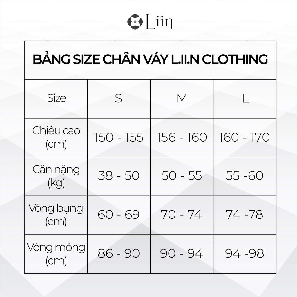 LIIN - Chân váy dáng suông màu nâu be LINBI J4306