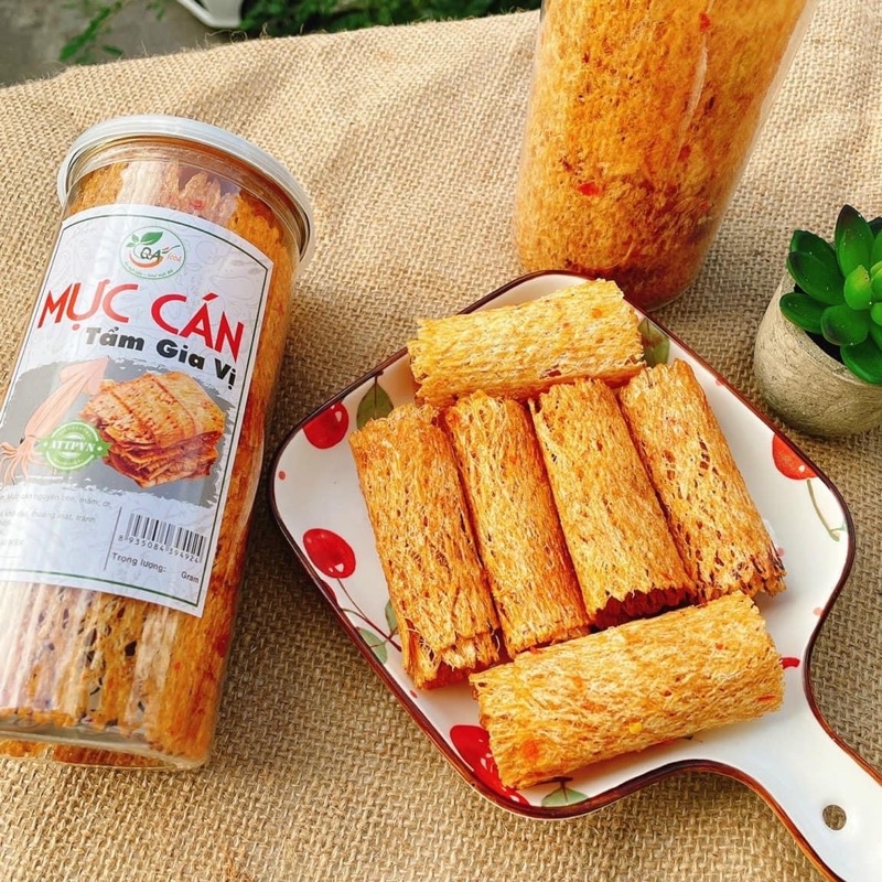 MỰC CÁN TẨM GIA VỊ LOẠI 1 200gr