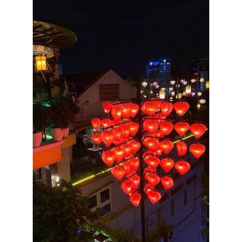 Lồng đèn trái tim giá sỉ CÓ SẴN 15cm~20cm alo 0787700039