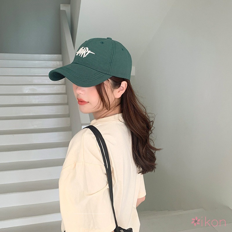Mũ Lưỡi Trai Thêu Chữ Phong Cách Retro Thời Trang Cho Nữ