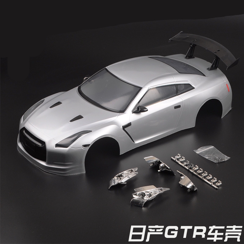 Vỏ Thân Xe Hơi Điều Khiển Từ Xa GTR R35 1 / 10 190mm Bằng PVC Kèm Đuôi Đèn Cho hsp yokomo hpi ZD TAMIYA