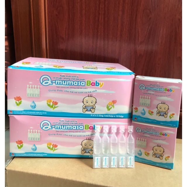 Q-Mumasa nước muối sinh lý vô khuẩn an toàn cho bé