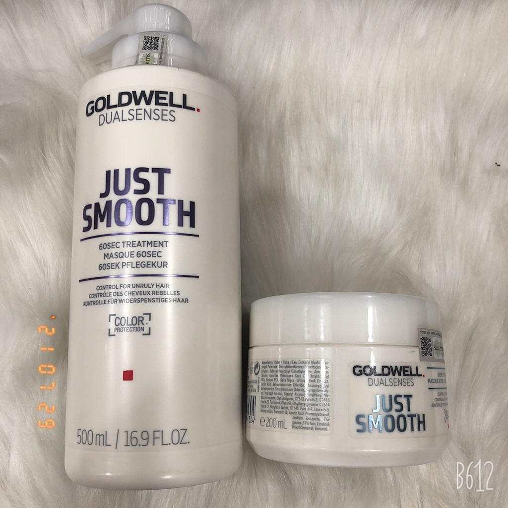 hấp dầu siêu mượt dưỡng ẩm GOLDWELL JUSST SMOOTH 200ML VÀ 500ML