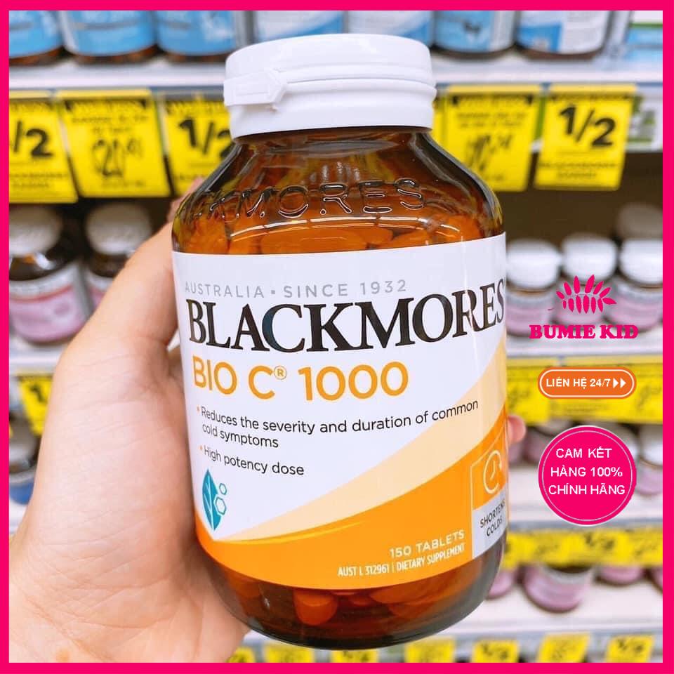 Viên bổ sung vitamin C Blackmores Bio C 1000mg Úc mẫu mới 2021 Bumie kid shop