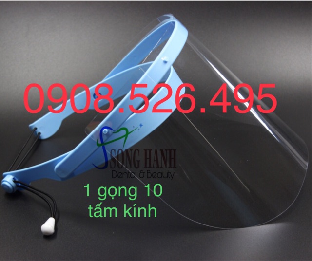 Tấm kính bảo hộ bán kèm bộ kính bảo hộ, kính nấu ăn, kính che mặt nha khoa