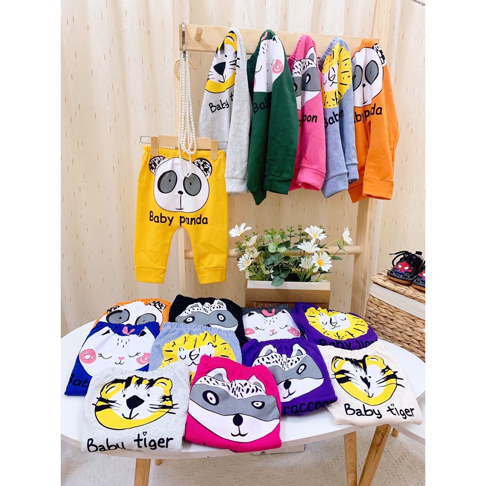 Quần len in mông thú ngộ nghĩnh cho bé trai và bé gái K080