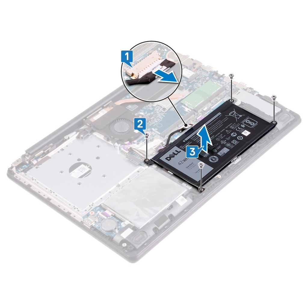 Pin Laptop Dell Inspiron 5493 5584 5585 5590 5480 5485 5491 Dell Inspiron 3480 Vostro 3480 Hàng Mới 100%