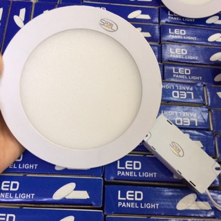 Đèn led âm trần siêu mỏng 9w 3 chế độ màu khác nhau bảo hành 12 tháng