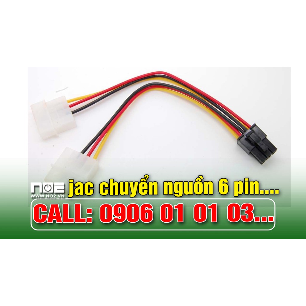 Dây chuyển nguồn ra 6 Pin cho card đồ hoạ