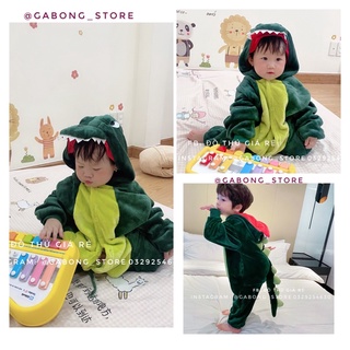 bộ đồ thú khủng long cho bé