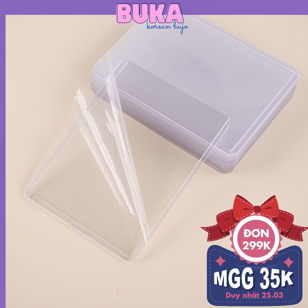 Toploader Buka đựng card Kpop kích thước B8 6.4x9cm đựng card Anime, ảnh idol Kpop