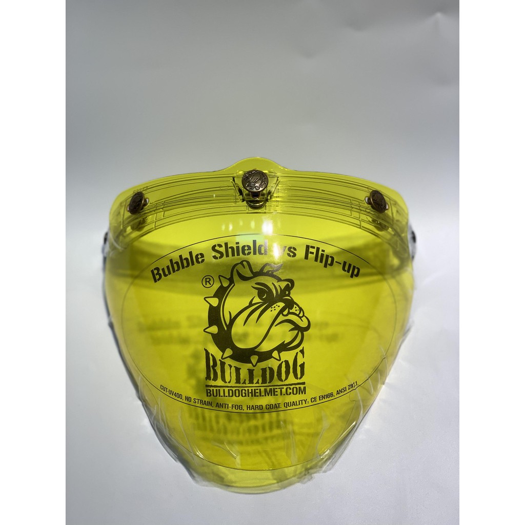 Kính Eagle Bulldog gắn nón 3/4 (Vàng)