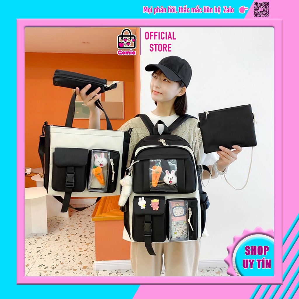 Balo chống nước phong cách Hàn Quốc Ulzzang trẻ trung năng động sành điệu đi học đi chơi GOMIA BL5072