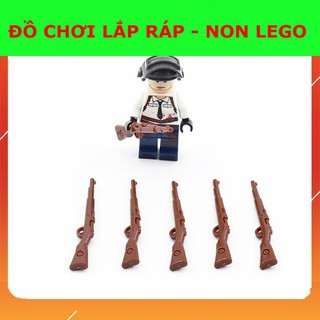 Đồ Chơi COMBO 5 Khẩu Súng Trường Mauser 98k NO.406 - Vũ Khí WW 2 Phụ Kiện Army