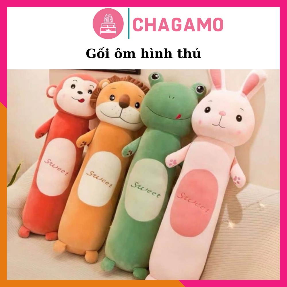 Gối ôm cho bé Gối ôm hình thú dài 55cm 70cm 90cm 110cm - CHAGAMO GOT1