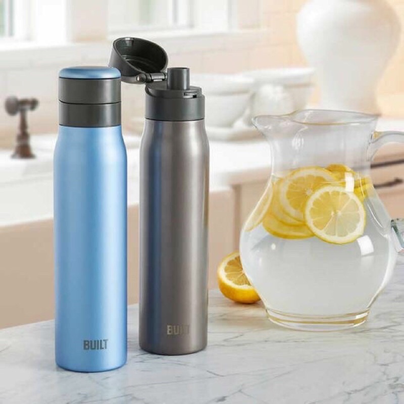 * Bình nước giữ nhiệt nóng- lạnh. Hàng hiệu Built của Mỹ. 709ml/1 bình.1hộp 2 cái.