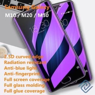 Samsung Galaxy M10 M20 M30 Miếng dán màn hình Bảo vệ bức xạ, kính cường lực bao phủ toàn màn hình