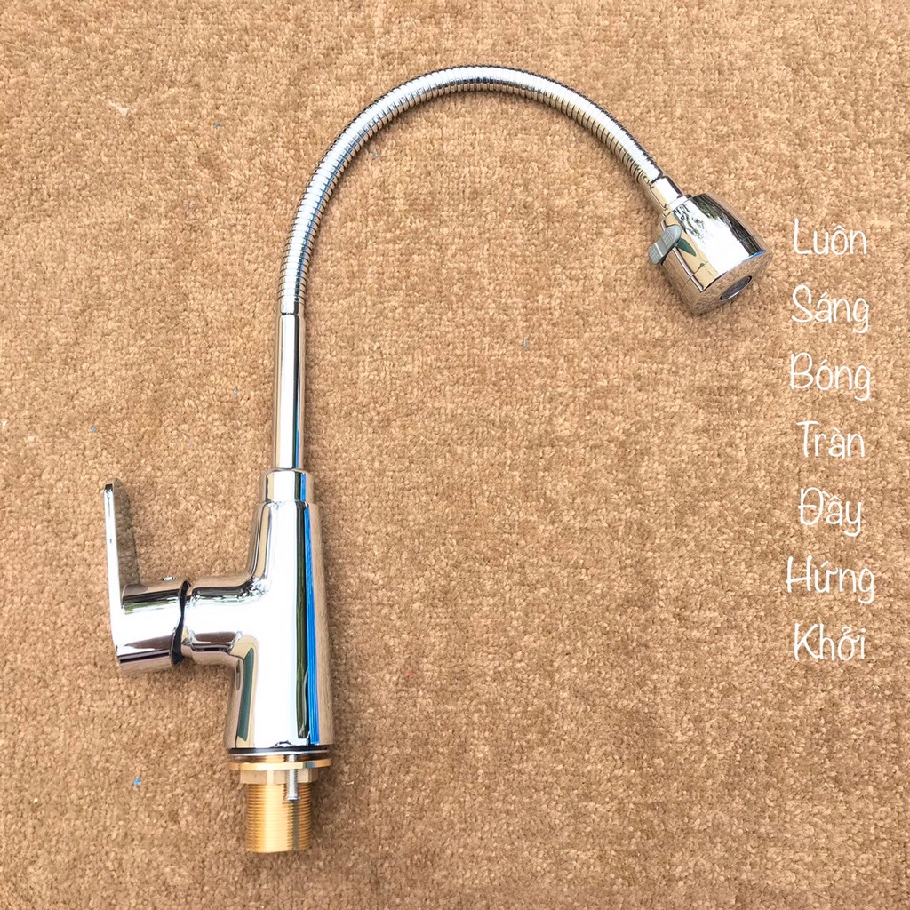 Vòi rửa bát nóng lạnh cần mềm Pop Song VR6002 chính hãng Brasler