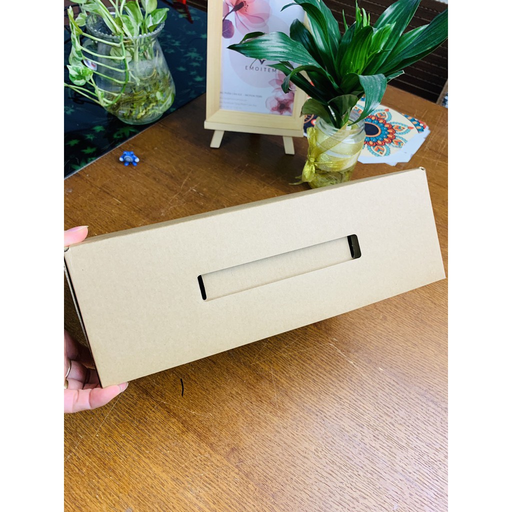 Hộp quà sóng mặt Kraft siêu chắc chắn 20x30x10cm | BigBuy360 - bigbuy360.vn