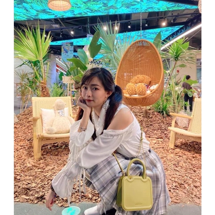 Túi xách phom vuông Perline Sculptural