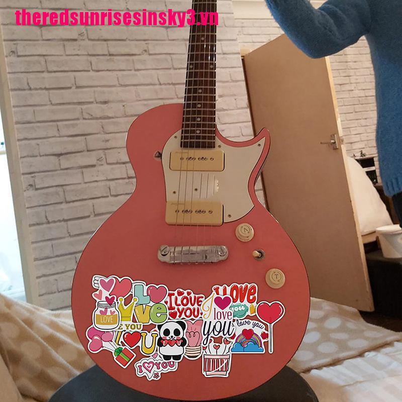 Bộ 50 Miếng Dán Chữ Love Trang Trí Laptop