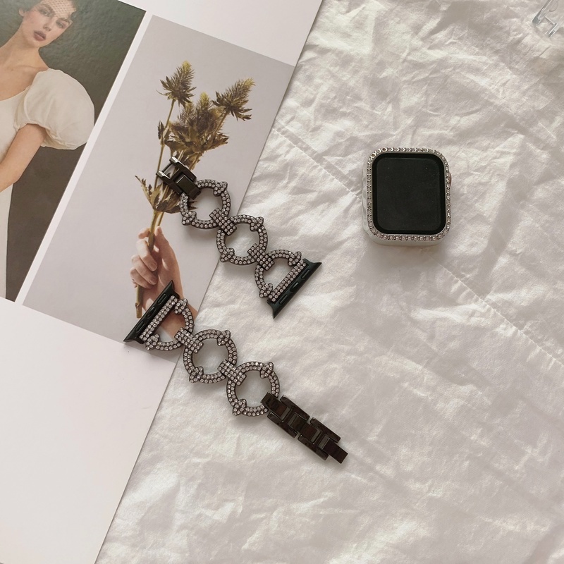 Dây Đeo Đồng Hồ Bằng Kim Loại Cho Apple Watch Band Series 7 6 SE 5 4 3 41mm 45mm 40mm 44mm 42/38mm