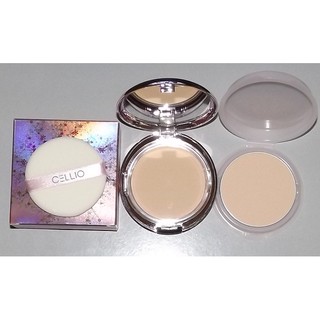 Phấn nén phấn phủ  Cellio shining ex Twoway Cake