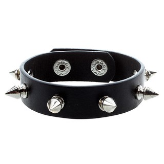 Vòng đeo tay giả da có đinh gai nhọn cá tính