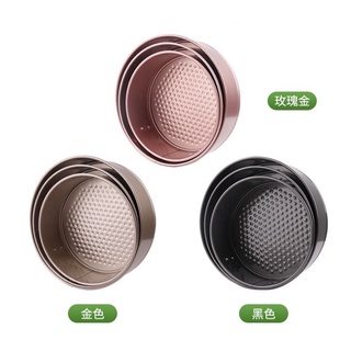 Bộ 3 khuôn Khuôn spring form tròn chống dính đế rời  có khoá 18,20,22cm