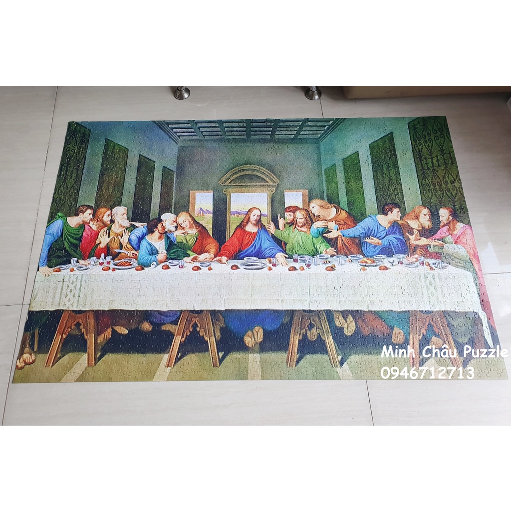 Tranh xếp hình theo yêu cầu size lớn 2035 mảnh (74x110cm)