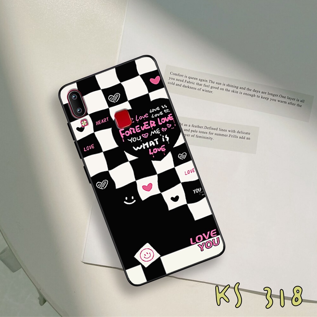 Ốp lưng Vivo Y91 - Vivo Y95 - Ốp in hình họa tiết caro bền, đẹp