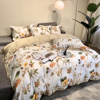 Bộ Chăn Ga Và Vỏ Gối - Lụa Tencel 80s Mát Lạnh Thách Thức Mùa Hè