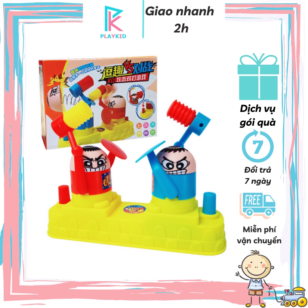 Đồ chơi giải trí PLAYKID võ sĩ đập búa đối kháng PK003