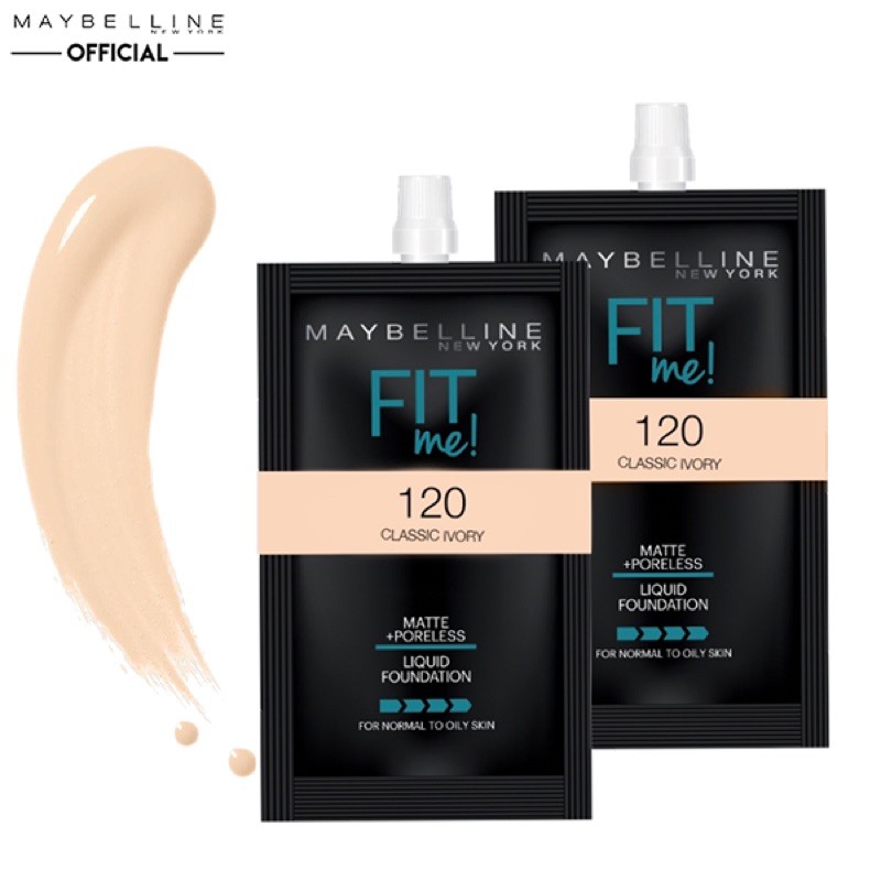 Kem Nền Mịn Lì Maybelline Fit Me Matte Poreless Foundation 5ml