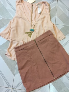 Áo cổ đắp f21 Vnxk
