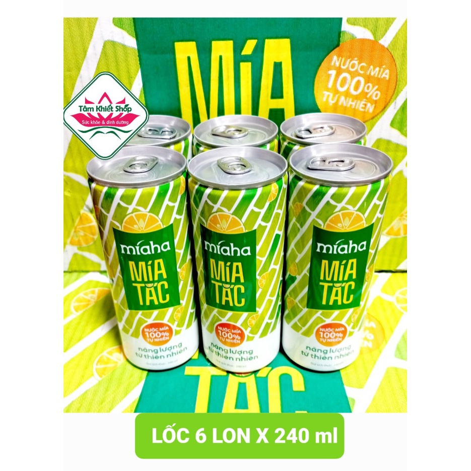 Hsd:4/4/24 Thùng 24 Lon Nước Mía Tắc Míaha  - SALE CHỈ SHIP HỎA TỐC HCM