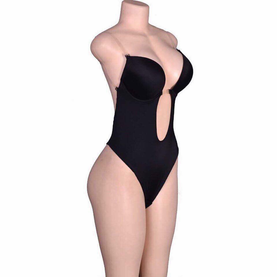 💃Bộ body mặc váy hở lưng