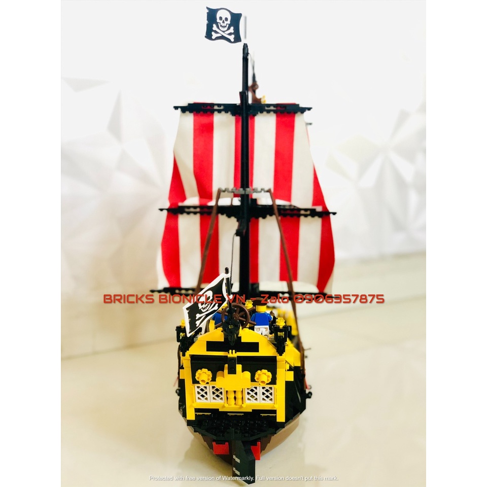 LEGO PIRATES SYSTEM - ĐỒ CHƠI XẾP HÌNH LEGO TÀU CƯỚP BIỂN -  6285 BLACK SEA BARRACUDA - TÀU HẢI TẶC BARRACUDA