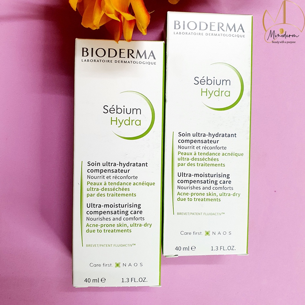 Kem dưỡng ẩm Bioderma sebium hydra cho da mụn nặng