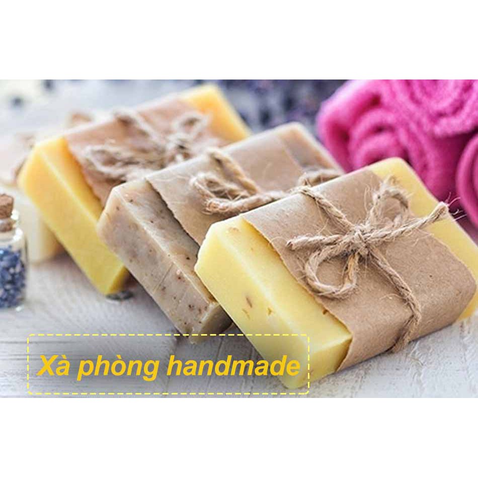 Xà phòng nghệ mật ong handmade - cám gạo trắng da - xà phòng sinh dược  NITA-NTXP01 | BigBuy360 - bigbuy360.vn