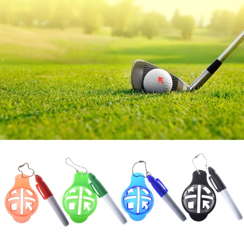 Bộ 2 Khuôn Vẽ Đánh Dấu Vị Trí Bóng Golf Chuyên Dụng