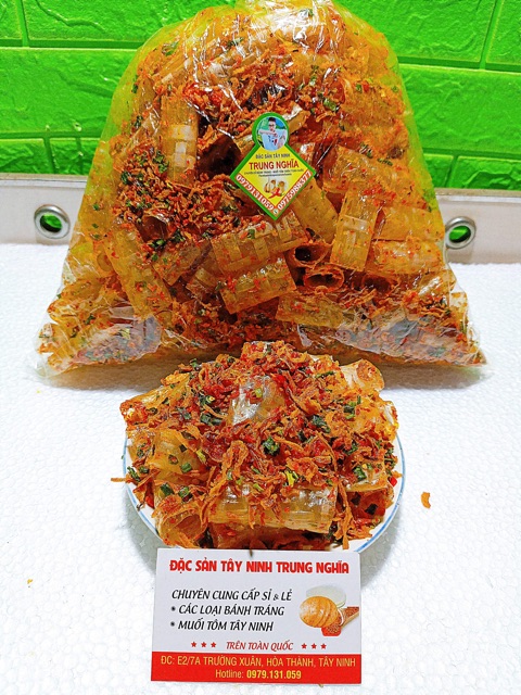 500g Bánh Tráng Ống Cuộn Sate Tôm Trung Nghĩa | BigBuy360 - bigbuy360.vn